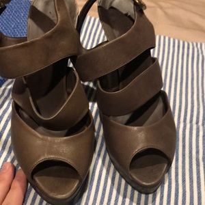 J.Crew Strappy Heel Sandal- size 7 leather